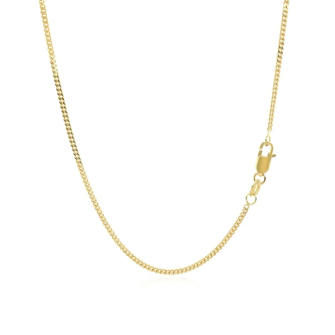 10k Yellow Gold Gourmette Chain 1.5mm