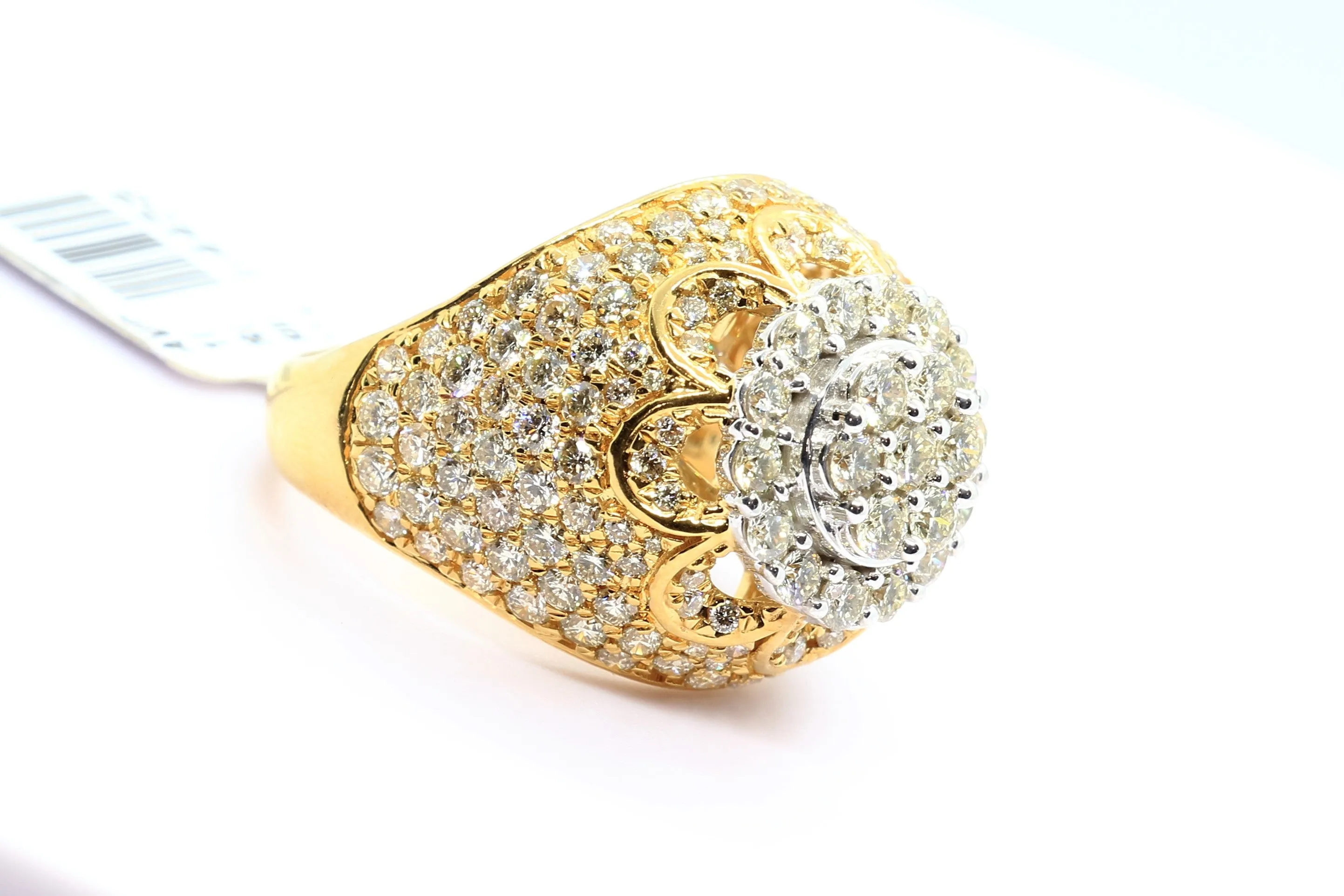 10k Yellow Gold Round Ring