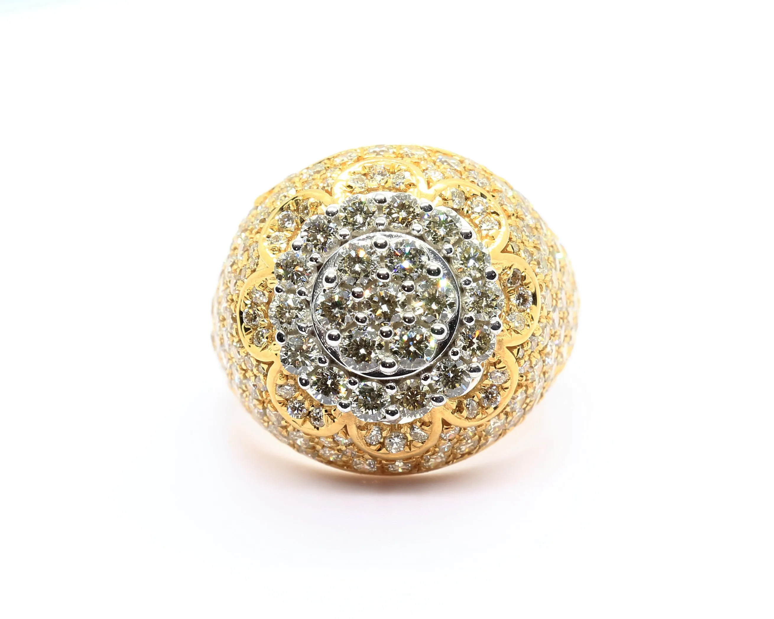 10k Yellow Gold Round Ring