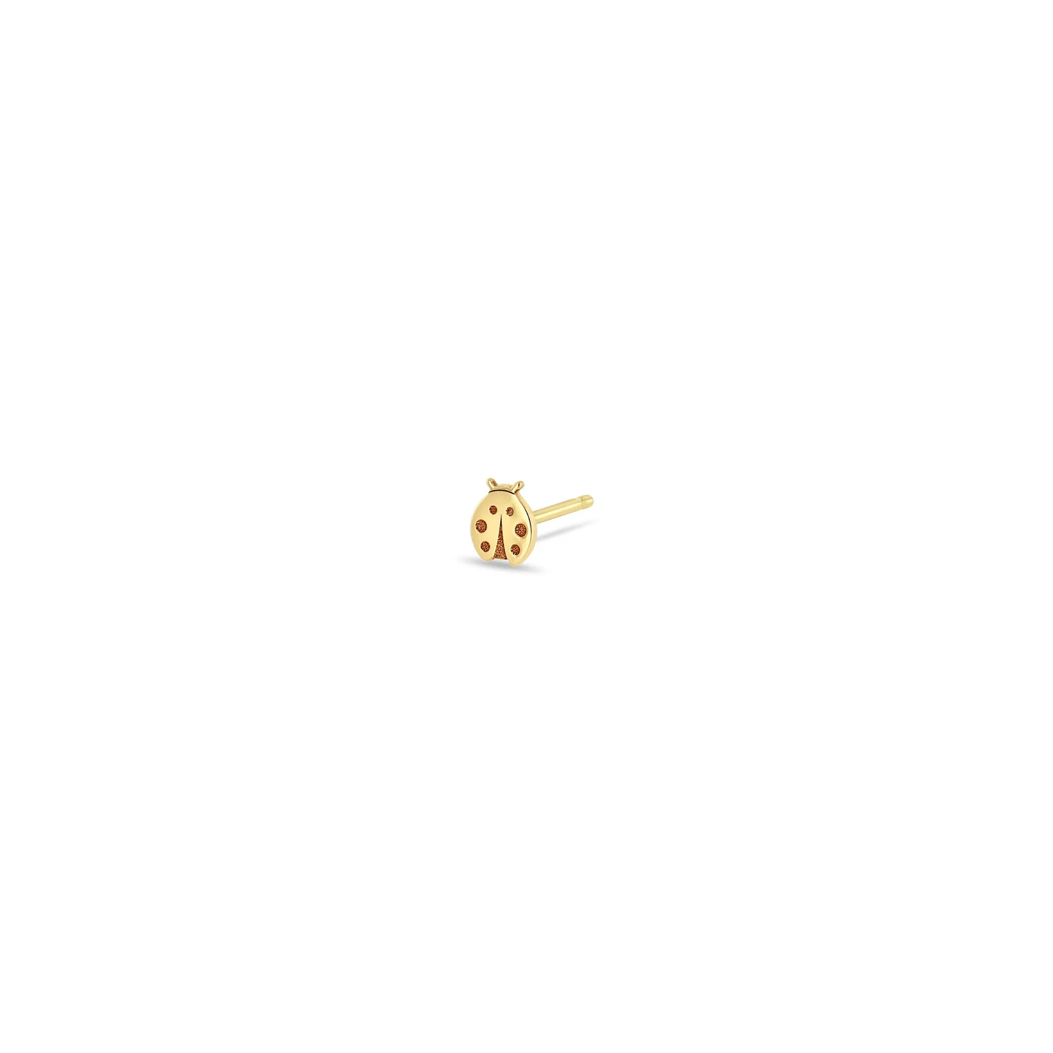 14k Itty Bitty Ladybug Stud