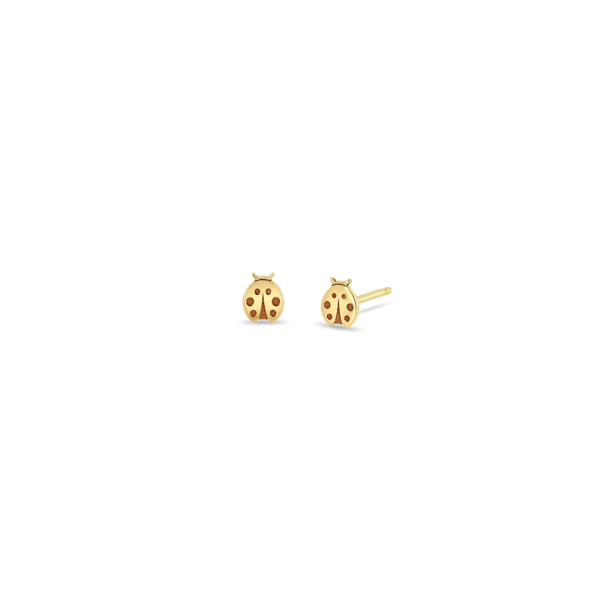 14k Itty Bitty Ladybug Stud