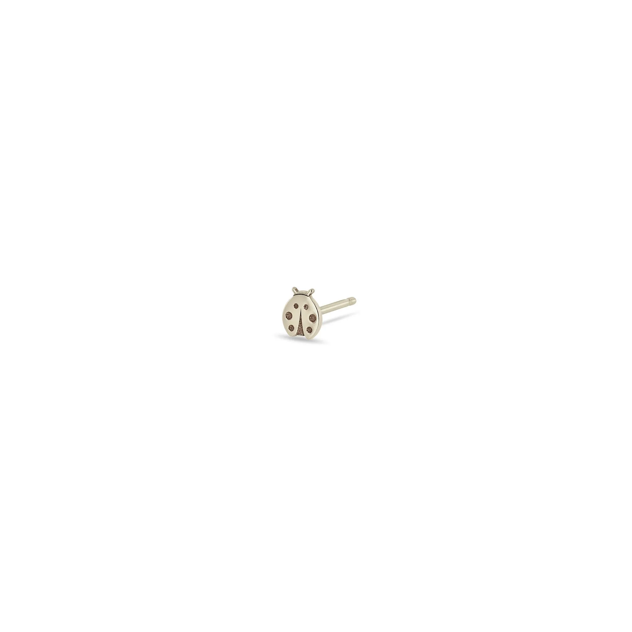 14k Itty Bitty Ladybug Stud