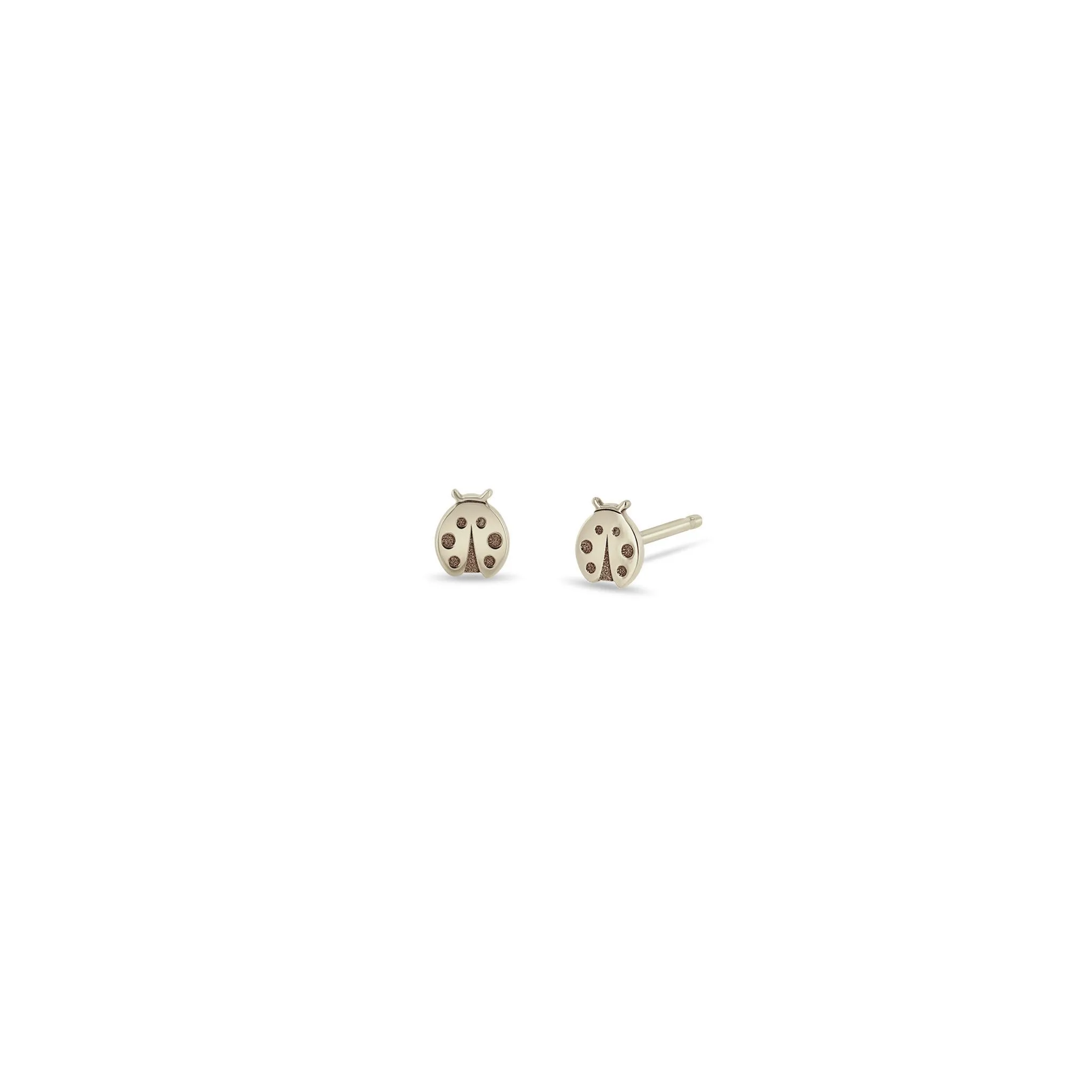 14k Itty Bitty Ladybug Stud