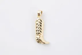 14k Yellow Gold Boot Pendant (1.64g.)