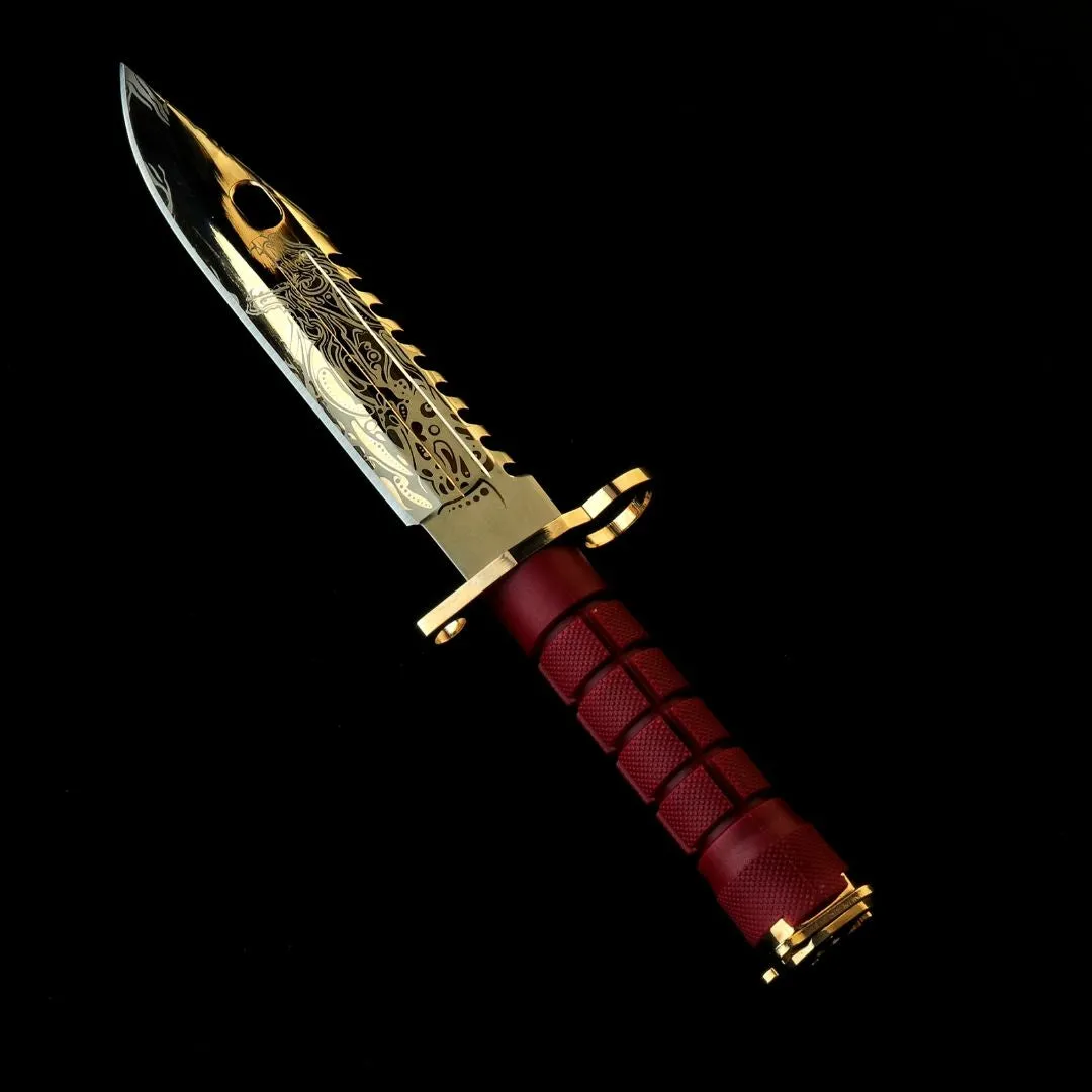 24K Gold Howl M9 Bayonet