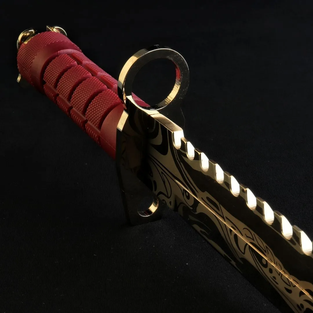 24K Gold Howl M9 Bayonet