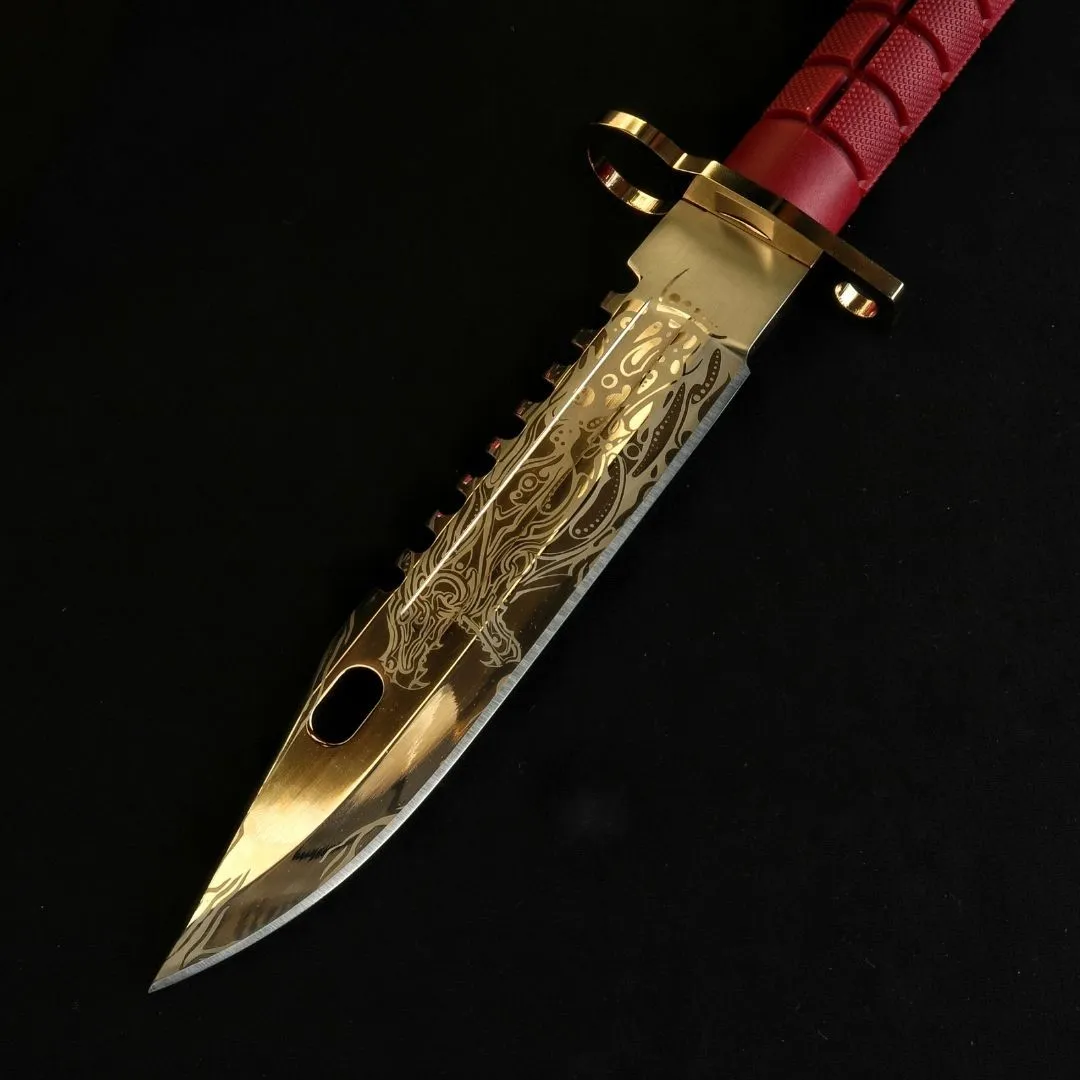 24K Gold Howl M9 Bayonet