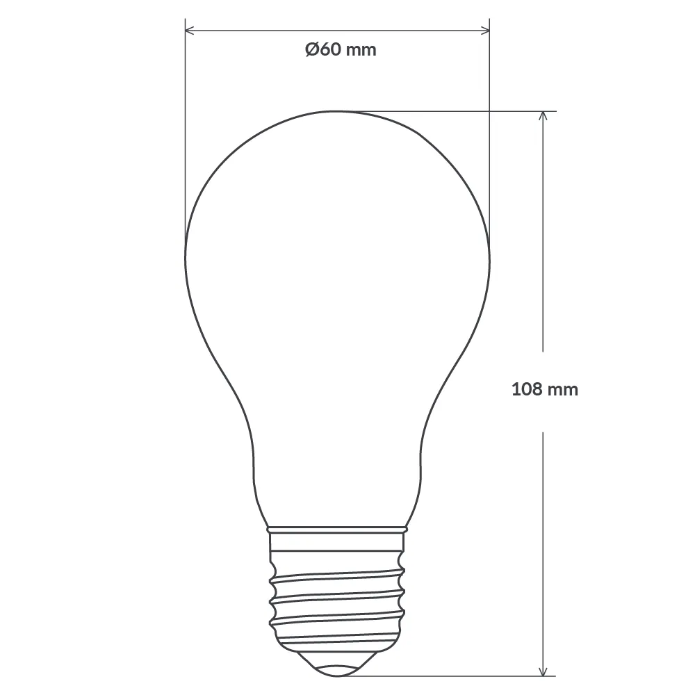 5W Blue GLS LED Light Bulb E27