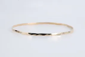 7.5" 14k Yellow Gold Bangle Bracelet (4.19g.)