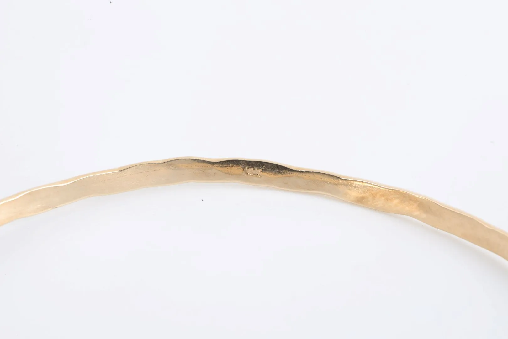 7.5" 14k Yellow Gold Bangle Bracelet (4.19g.)