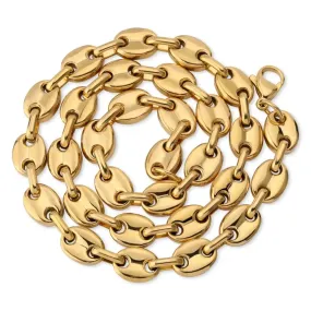 8mm G-Link Chain in Yellow Gold