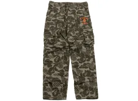 A Bathing Ape Asia Camo Army Pants in Olive xld