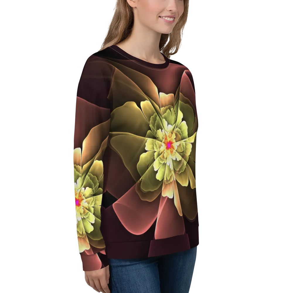 Abstract Flower 04 Unisex Sweatshirt