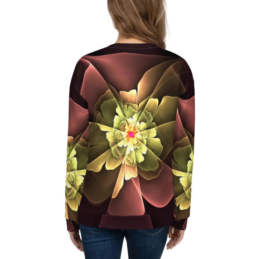 Abstract Flower 04 Unisex Sweatshirt