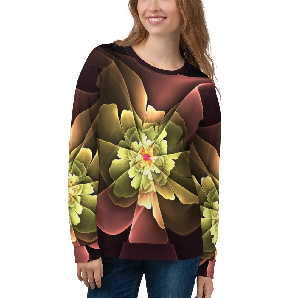 Abstract Flower 04 Unisex Sweatshirt