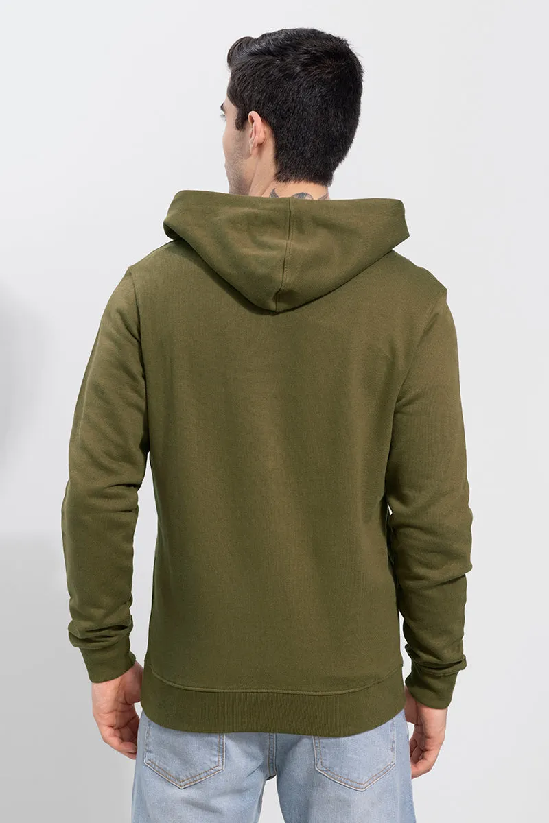 Active Olive Hoodie