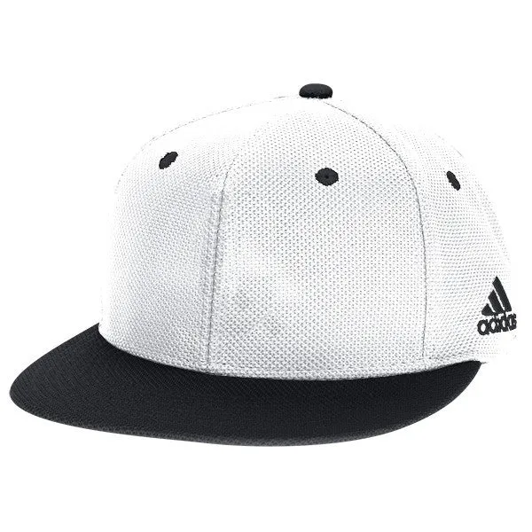 adidas Men's Black Mesh Flat Visor Flex