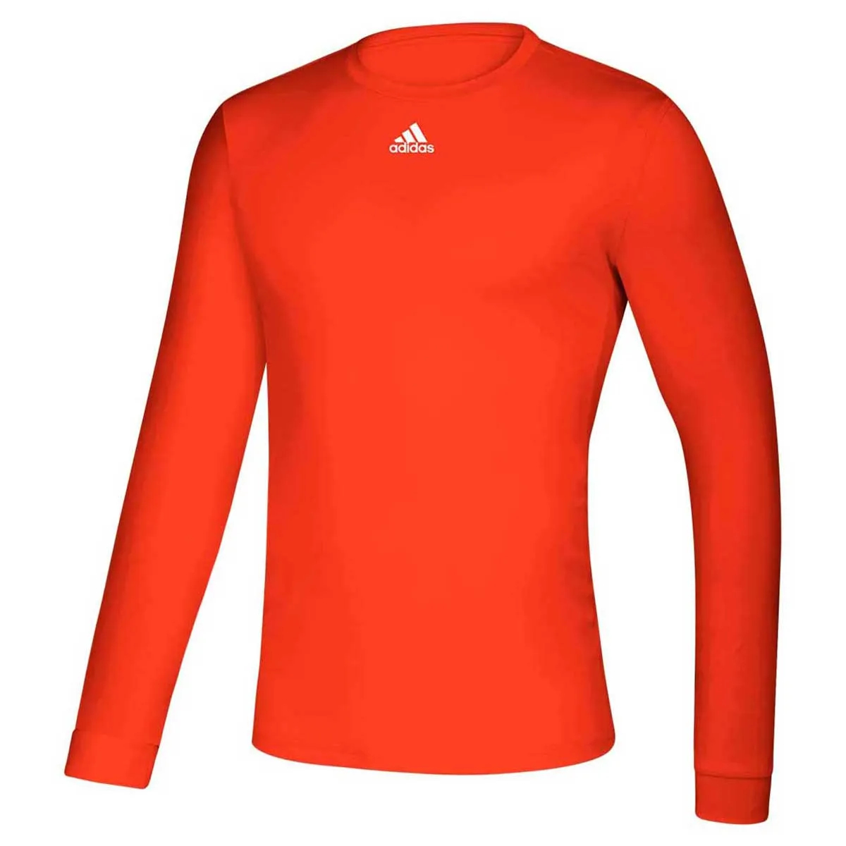 adidas Men's Collegiate Orange Creator Long Sleeve Tee