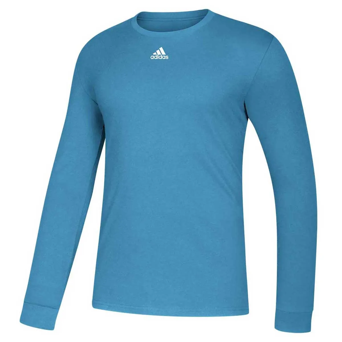 adidas Men's Light Blue Amplifier Long Sleeve Tee