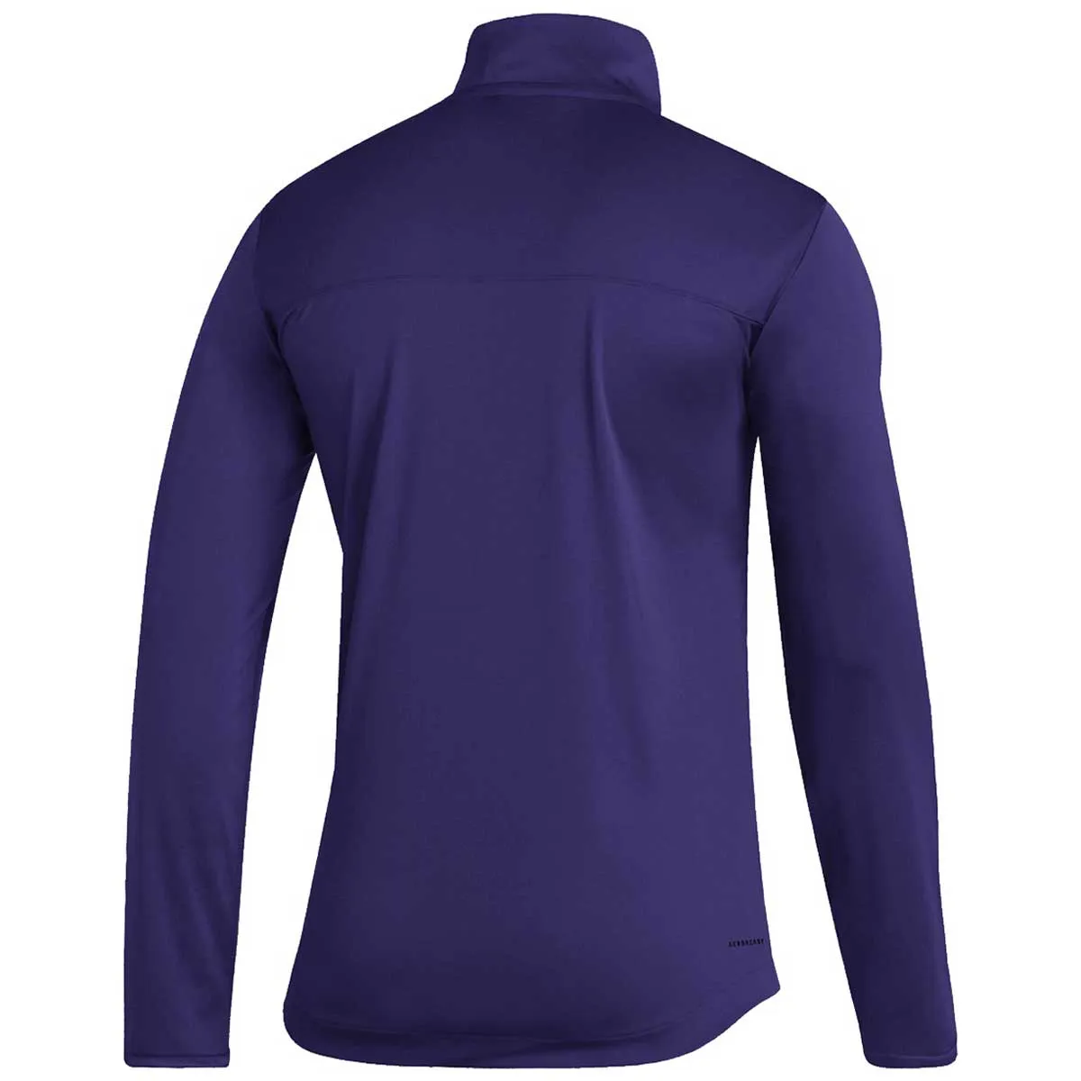 adidas Men's Team Collegiate Purple/White Under The Lights Long Sleeve Knit 1/4 Zip