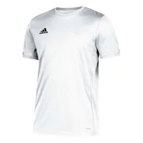 adidas Men's White/Black Team 19 Short Sleeve Jersey