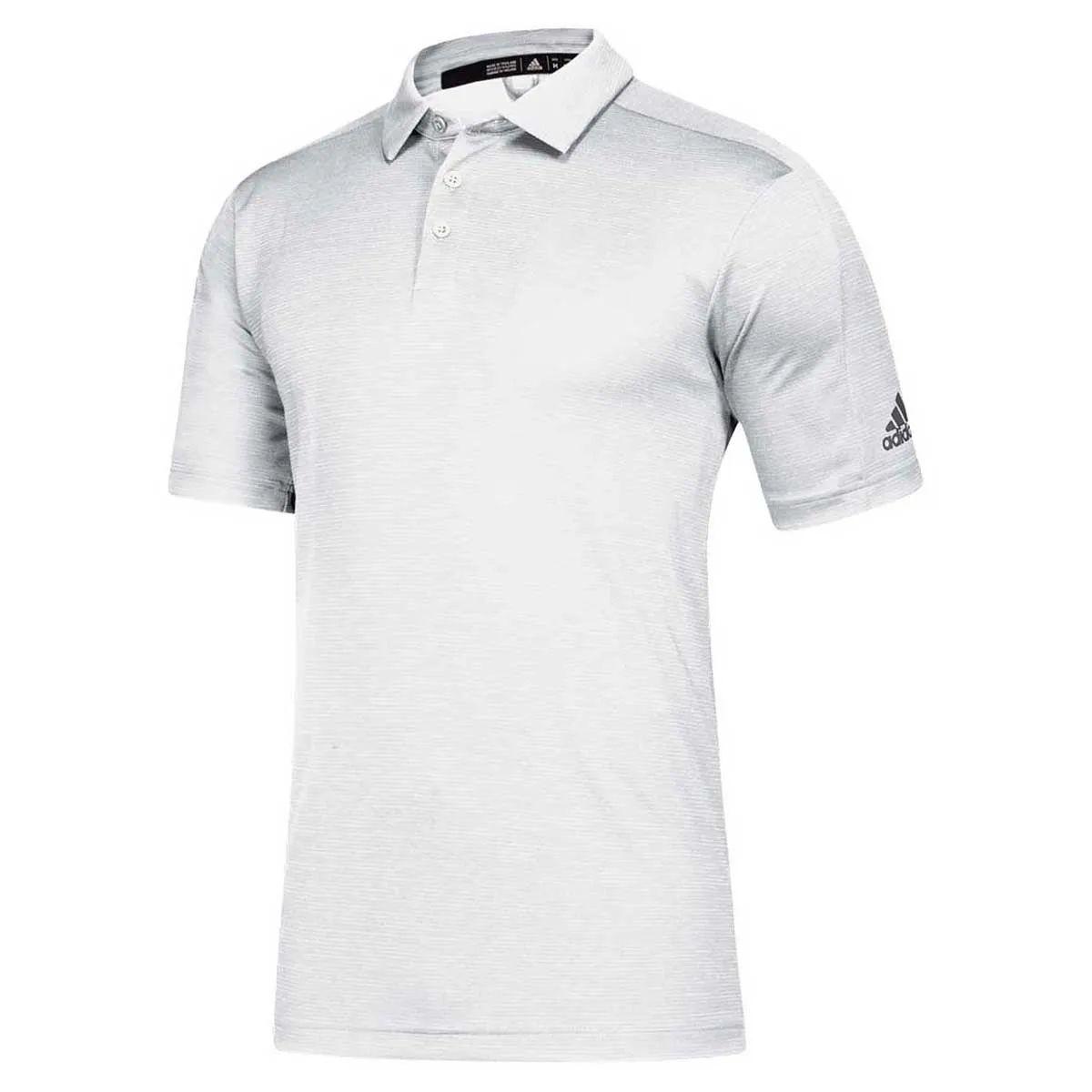 adidas Men's White/Grey Five Game Mode Polo