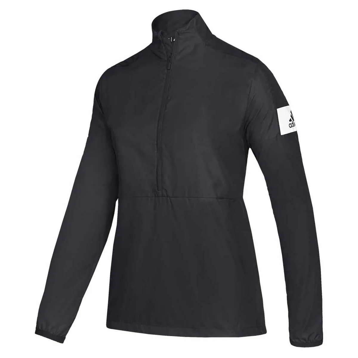 adidas Women's Black/White Game Mode Long Sleeve Quarter Zip