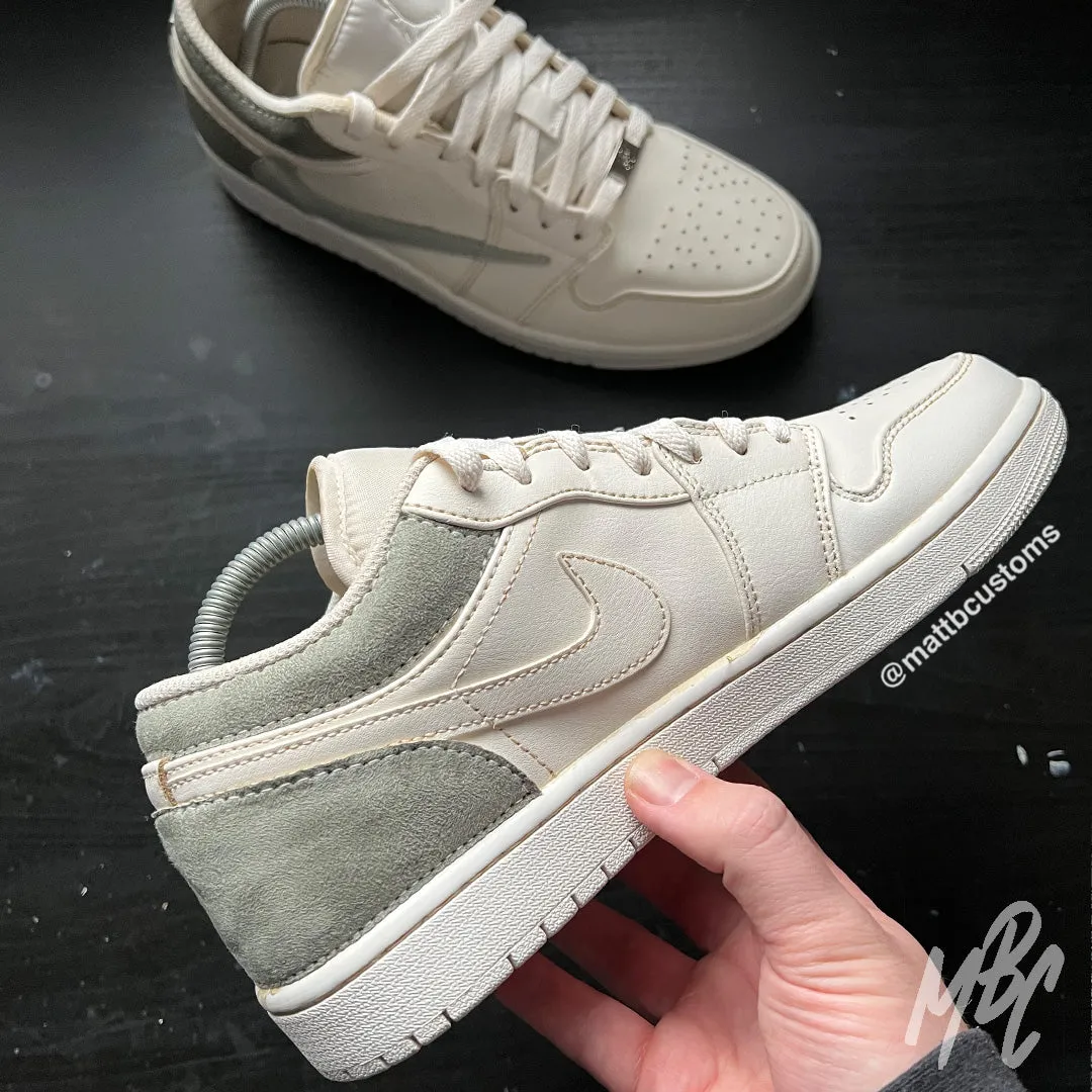 Aged Olive Reverse Swoosh - Jordan 1 Low | UK 8