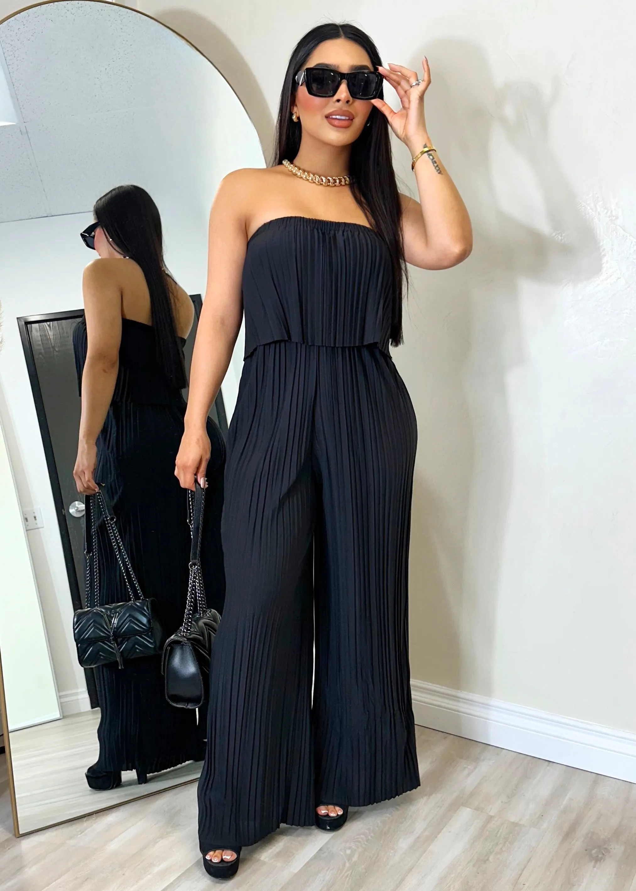 Always Mine Jumpsuit Black