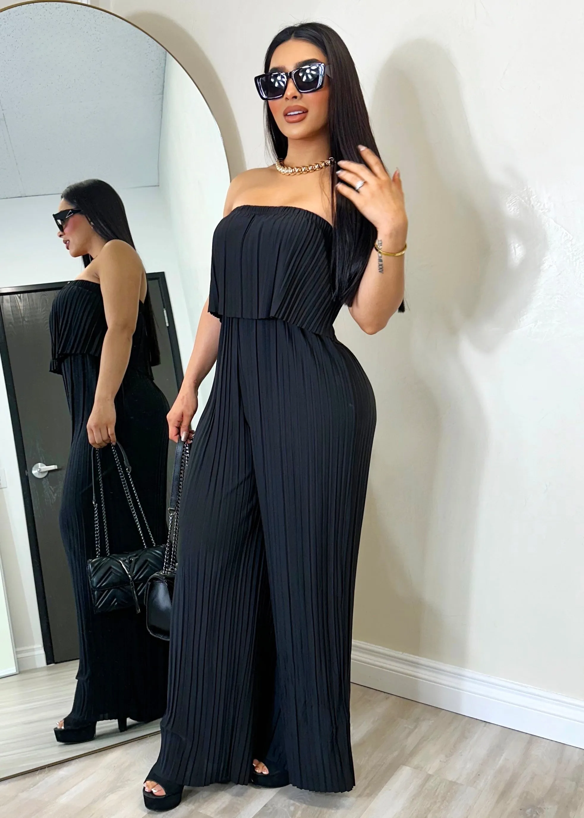 Always Mine Jumpsuit Black