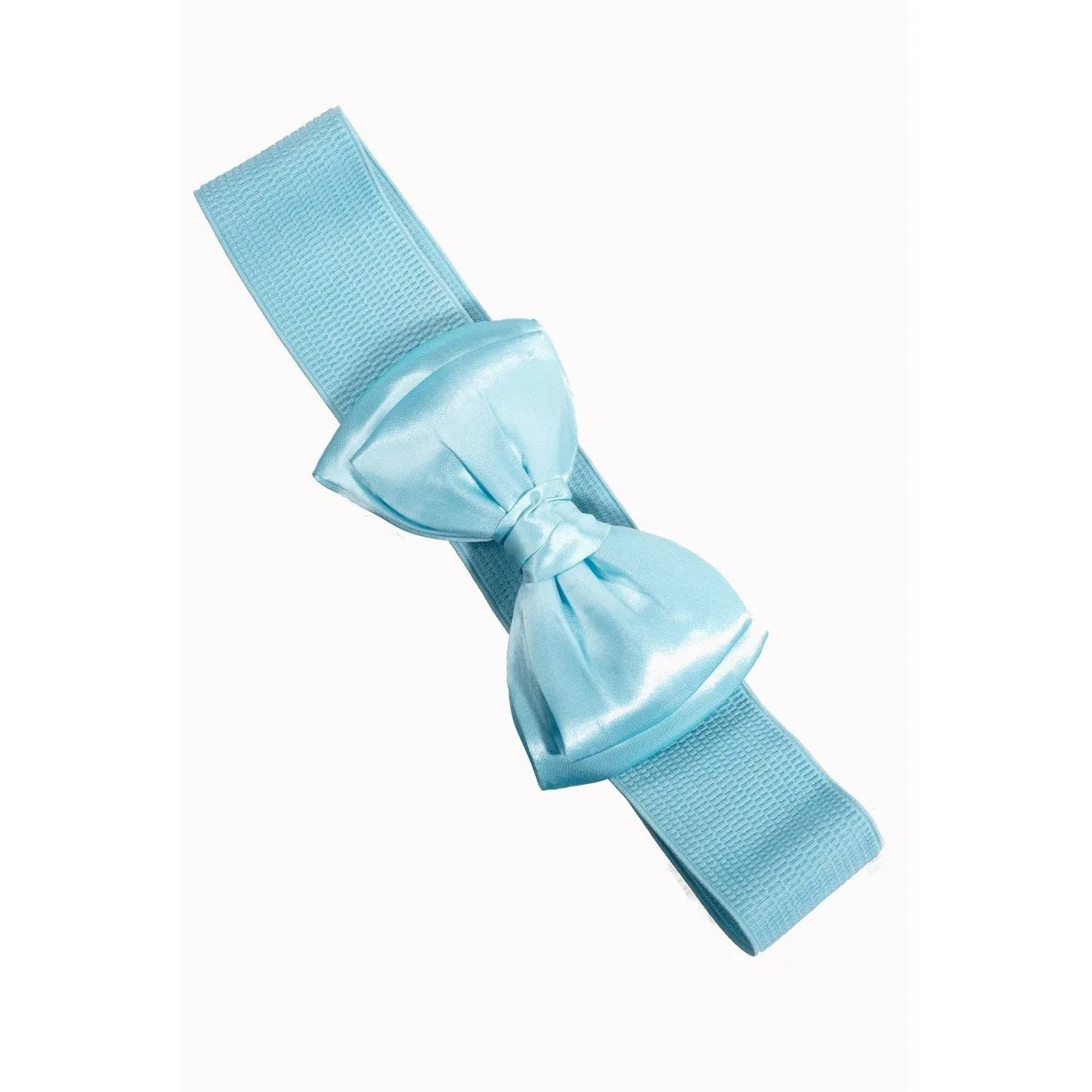 Baby Blue Vintage Bow Belt