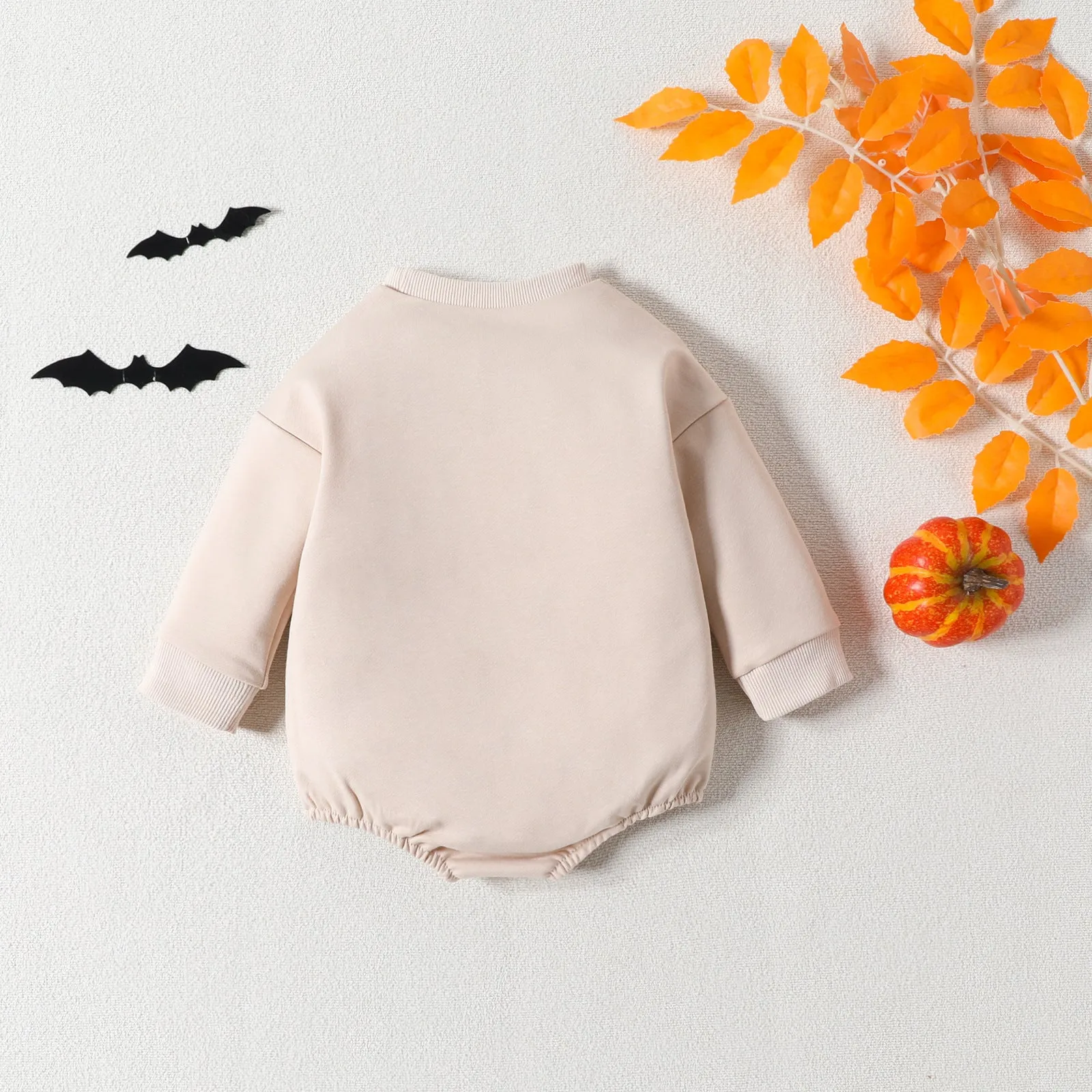 Baby Girls Boys Letters Print Halloween Rompers Wholesale 23090668