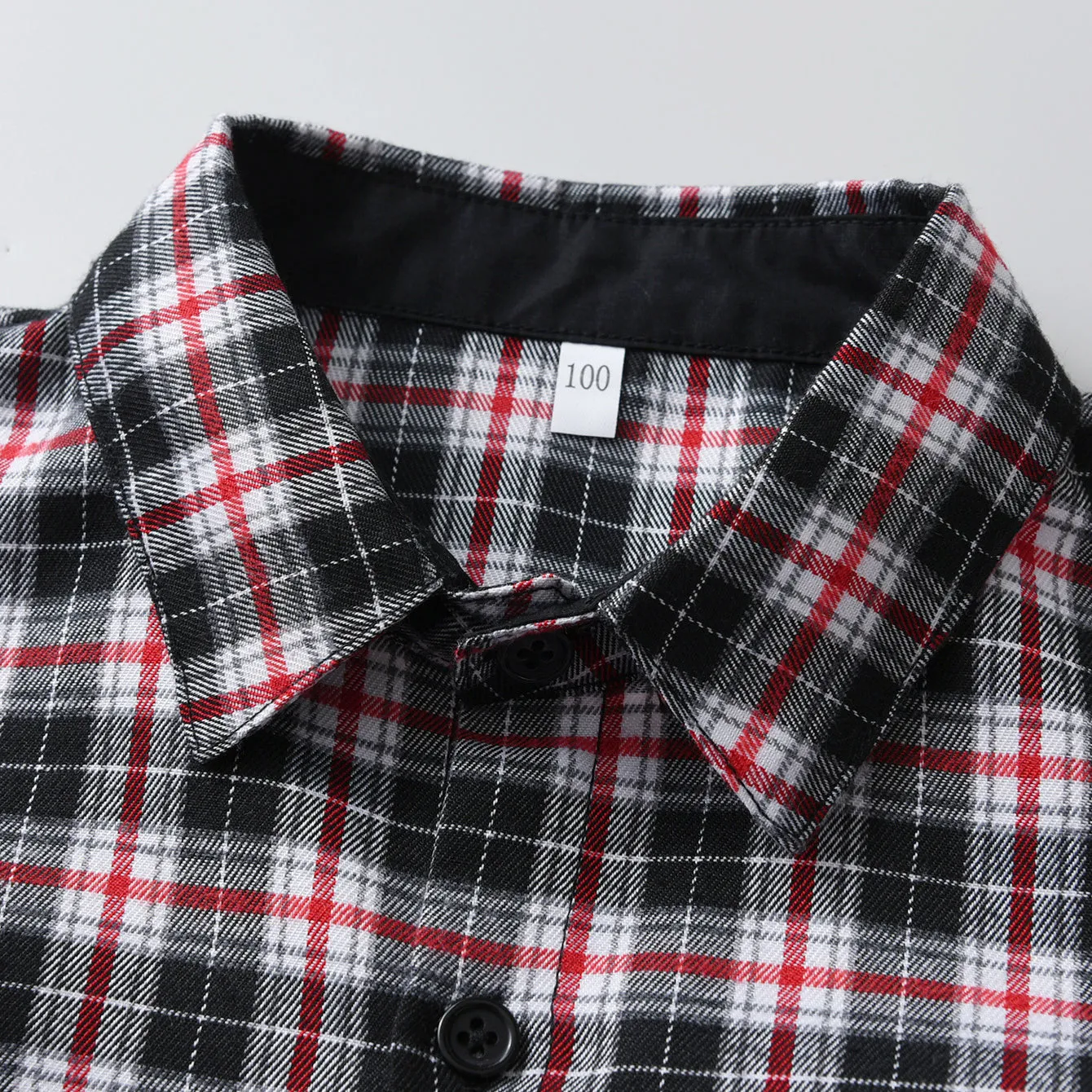 Baby Kid Boys Color-blocking Checked Shirts Wholesale 230828272