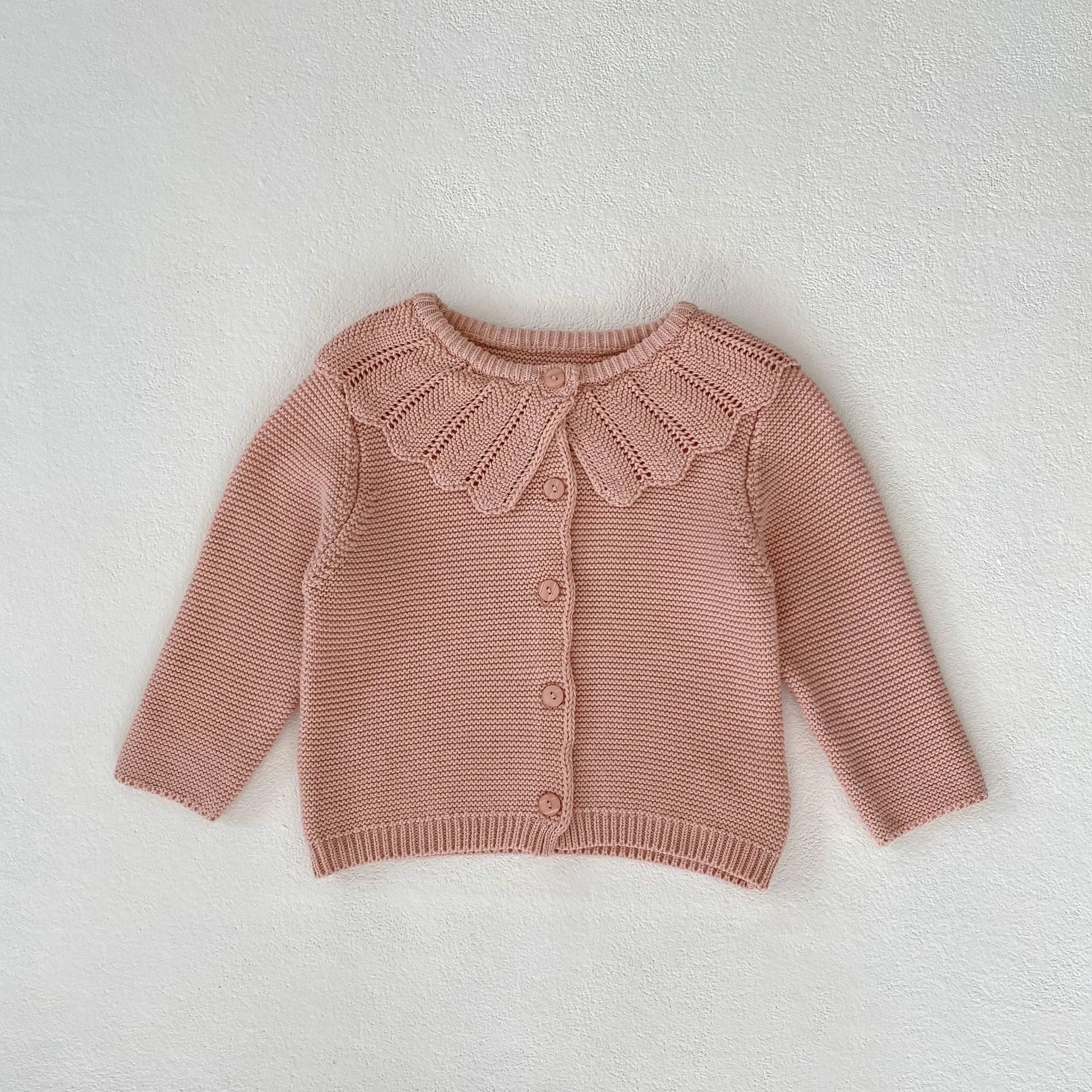 Baby Kid Girls Solid Color Cardigan Wholesale 230828296