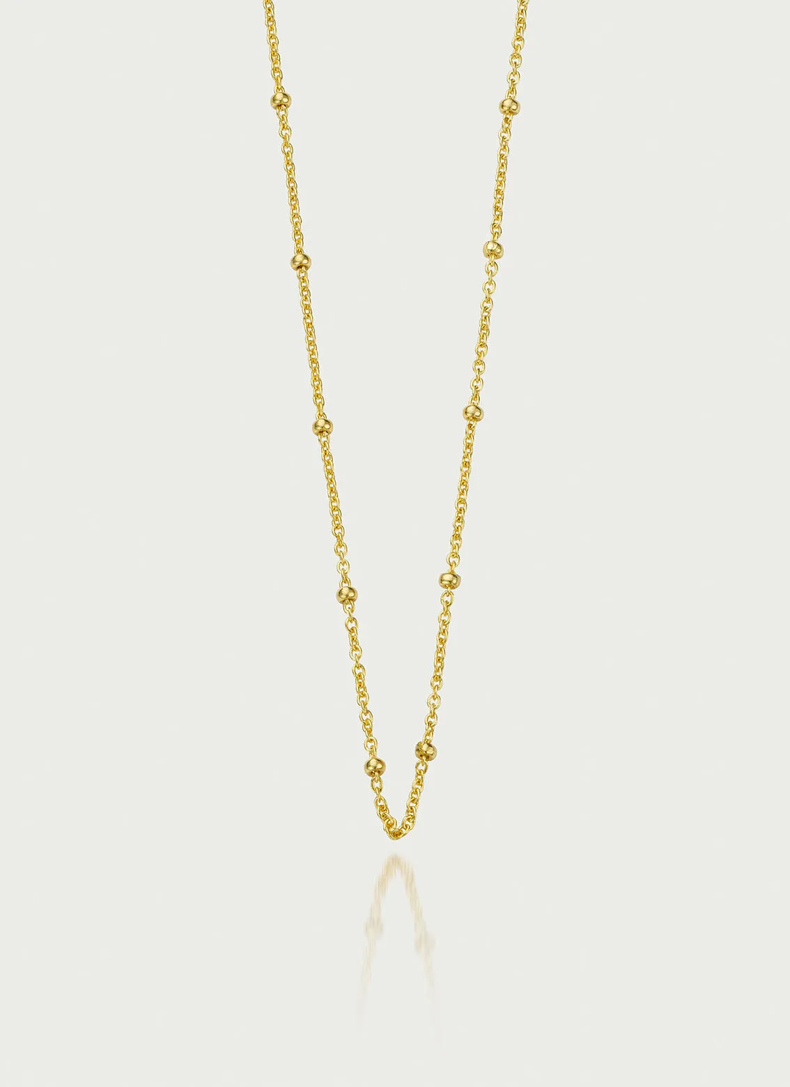 Bamboo necklace 14k gold