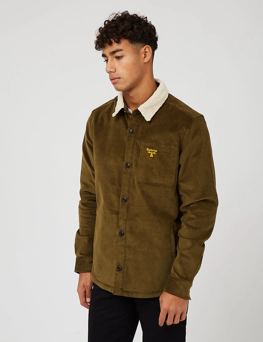 Barbour Beacon Thinford Overshirt - Uniform Green