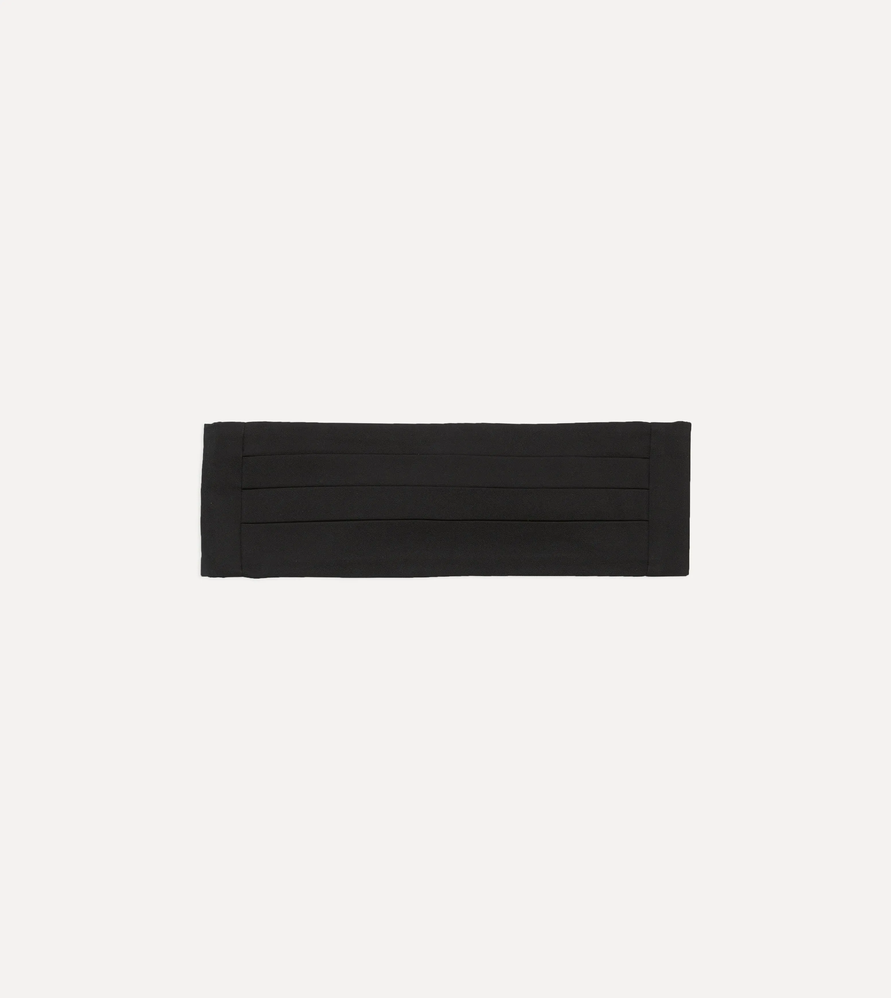 Black Silk Barathea Cummerbund