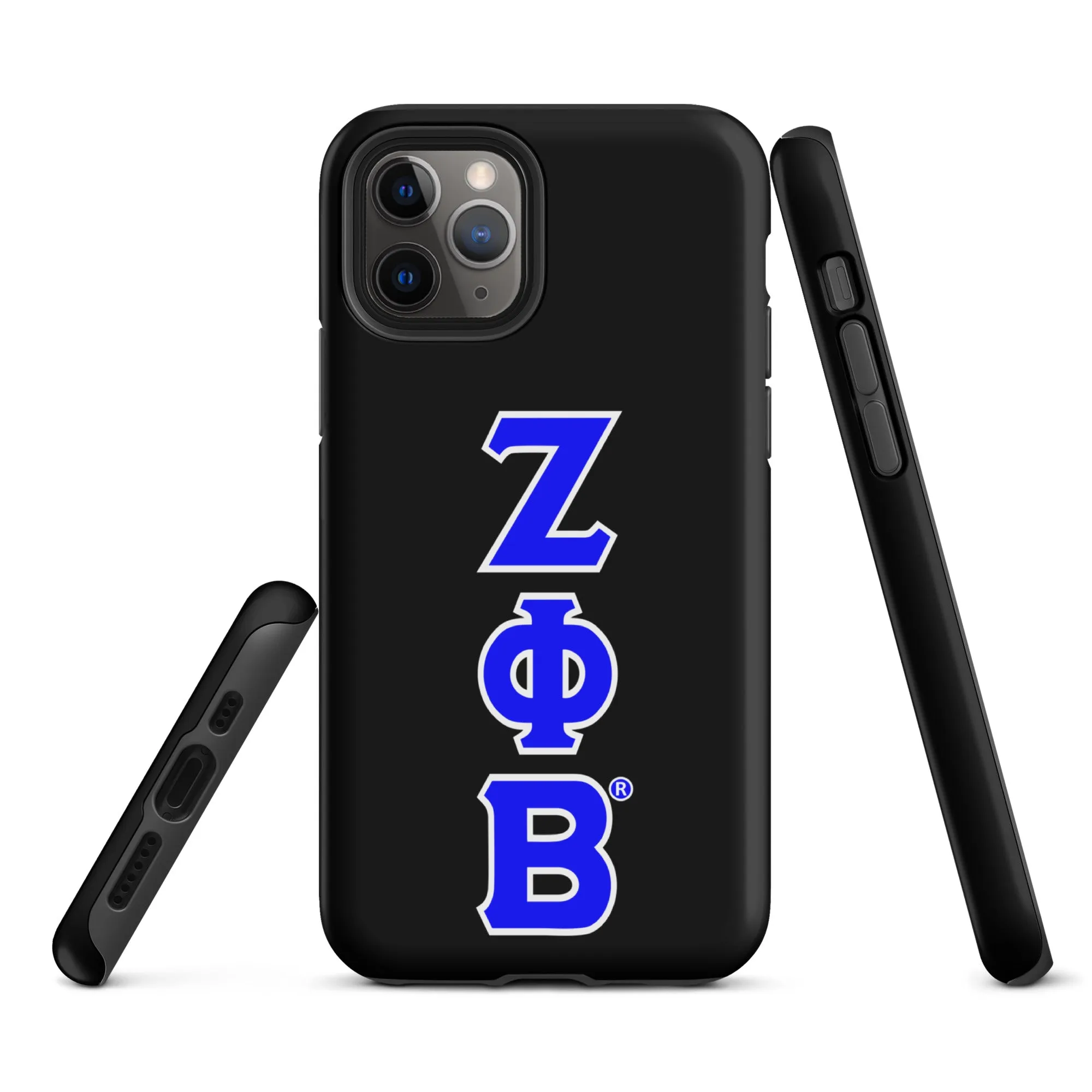 Black ΖΦΒ iPhone Case