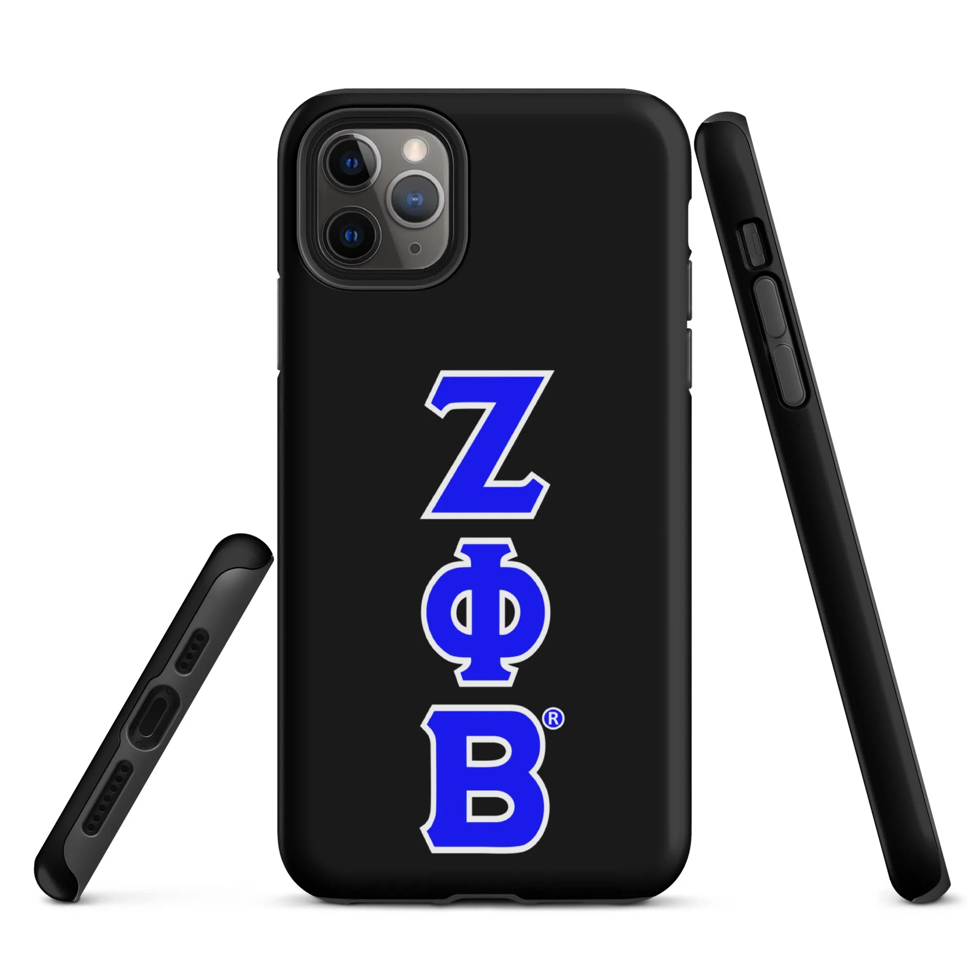 Black ΖΦΒ iPhone Case