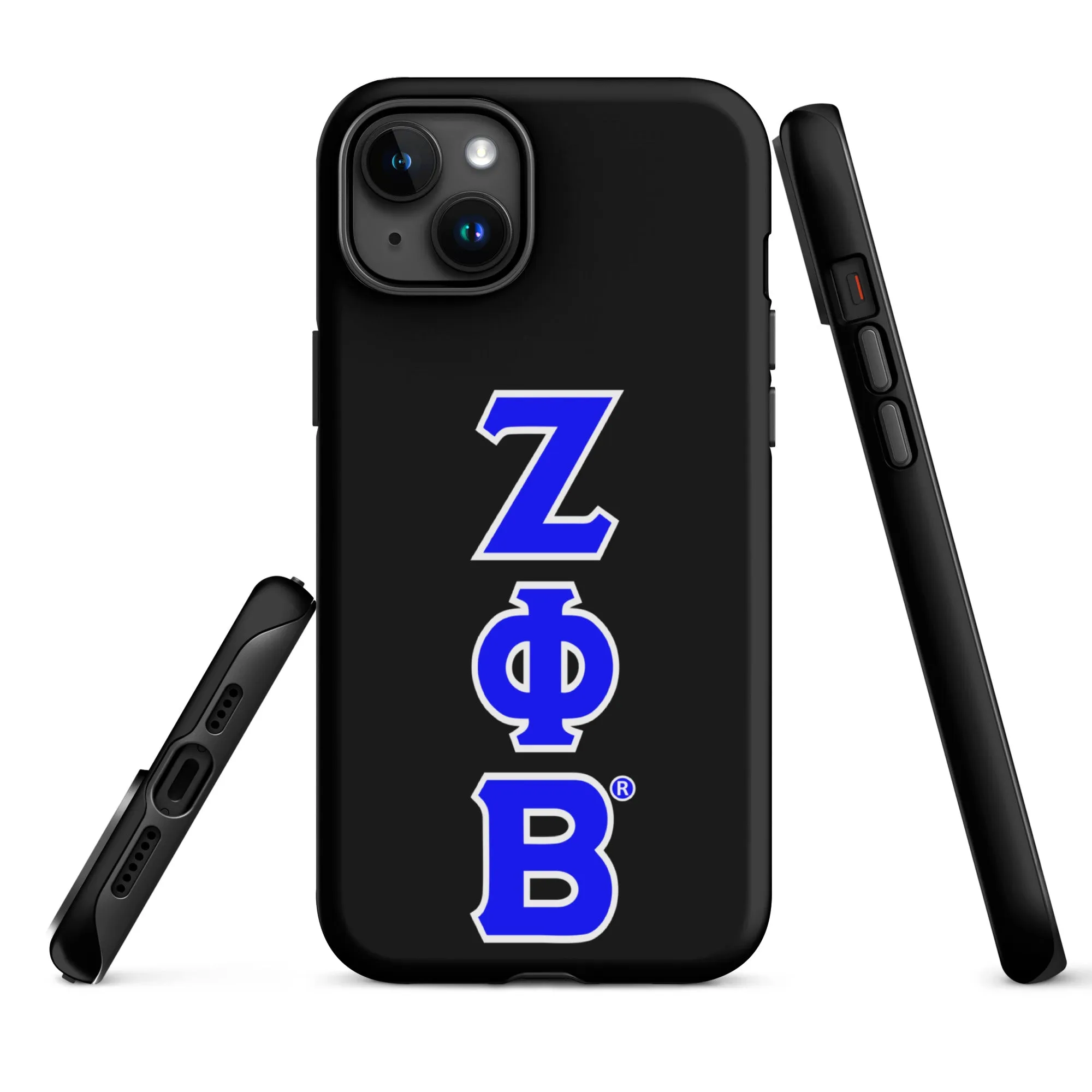 Black ΖΦΒ iPhone Case