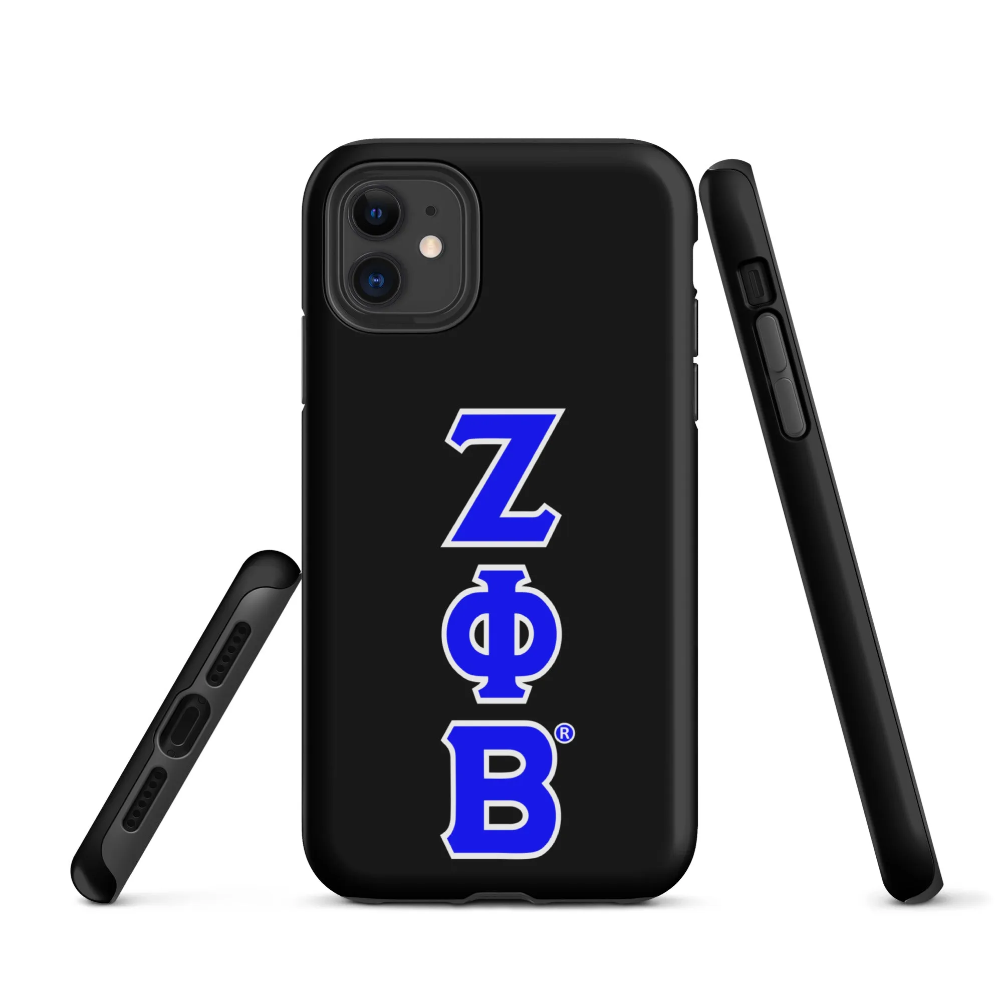 Black ΖΦΒ iPhone Case