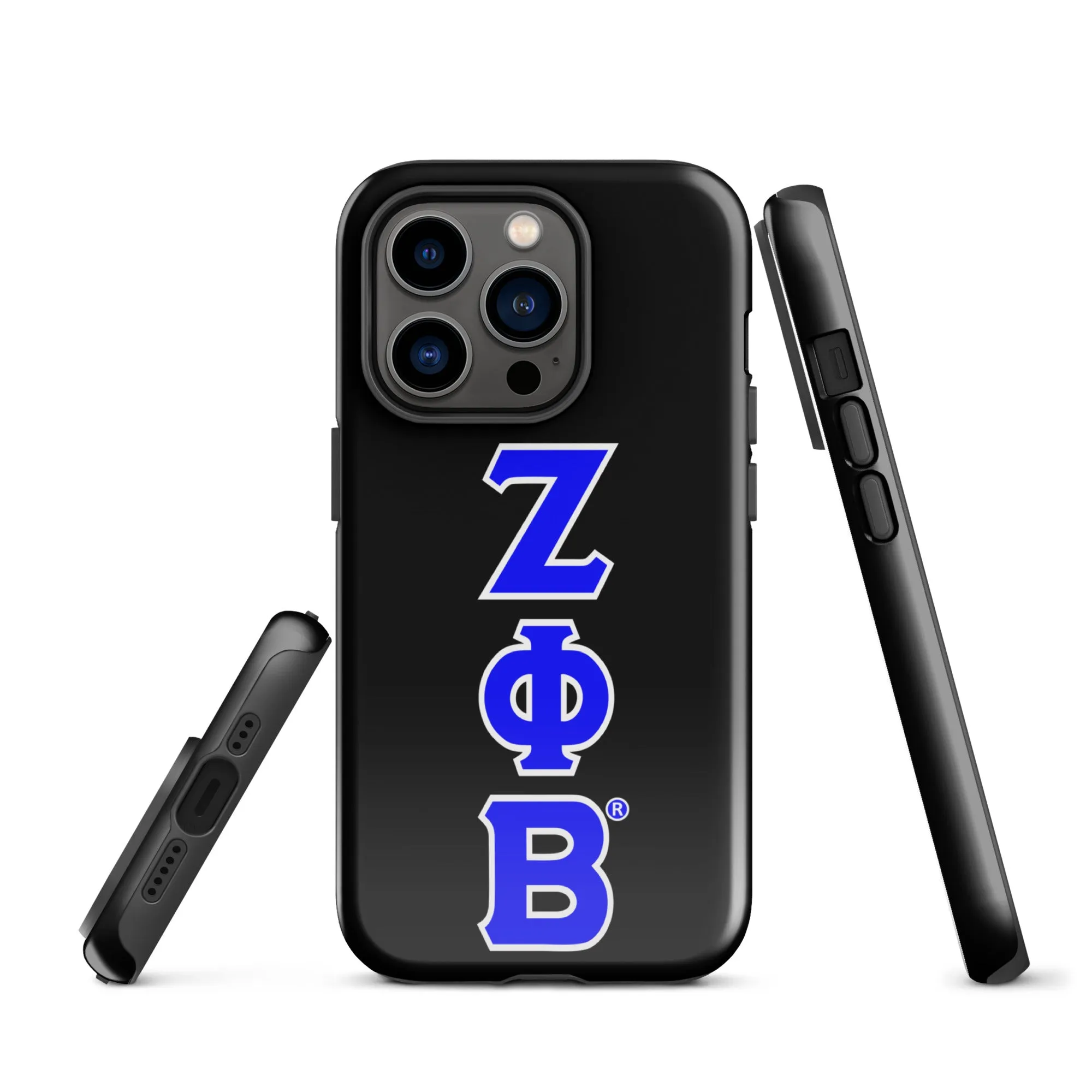 Black ΖΦΒ iPhone Case