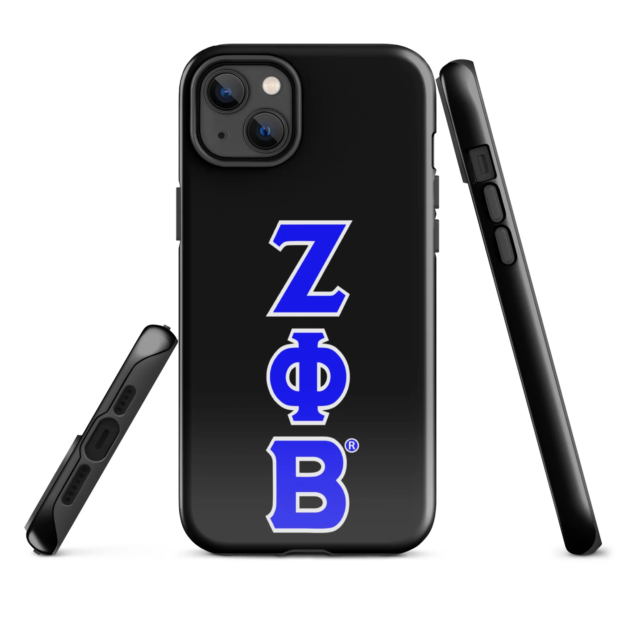 Black ΖΦΒ iPhone Case