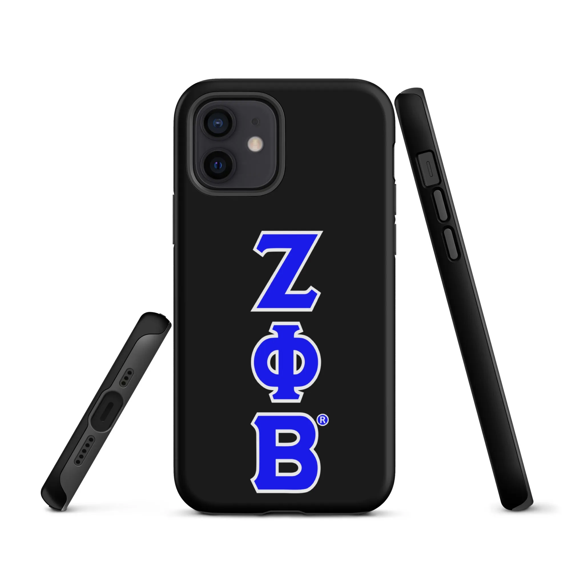 Black ΖΦΒ iPhone Case