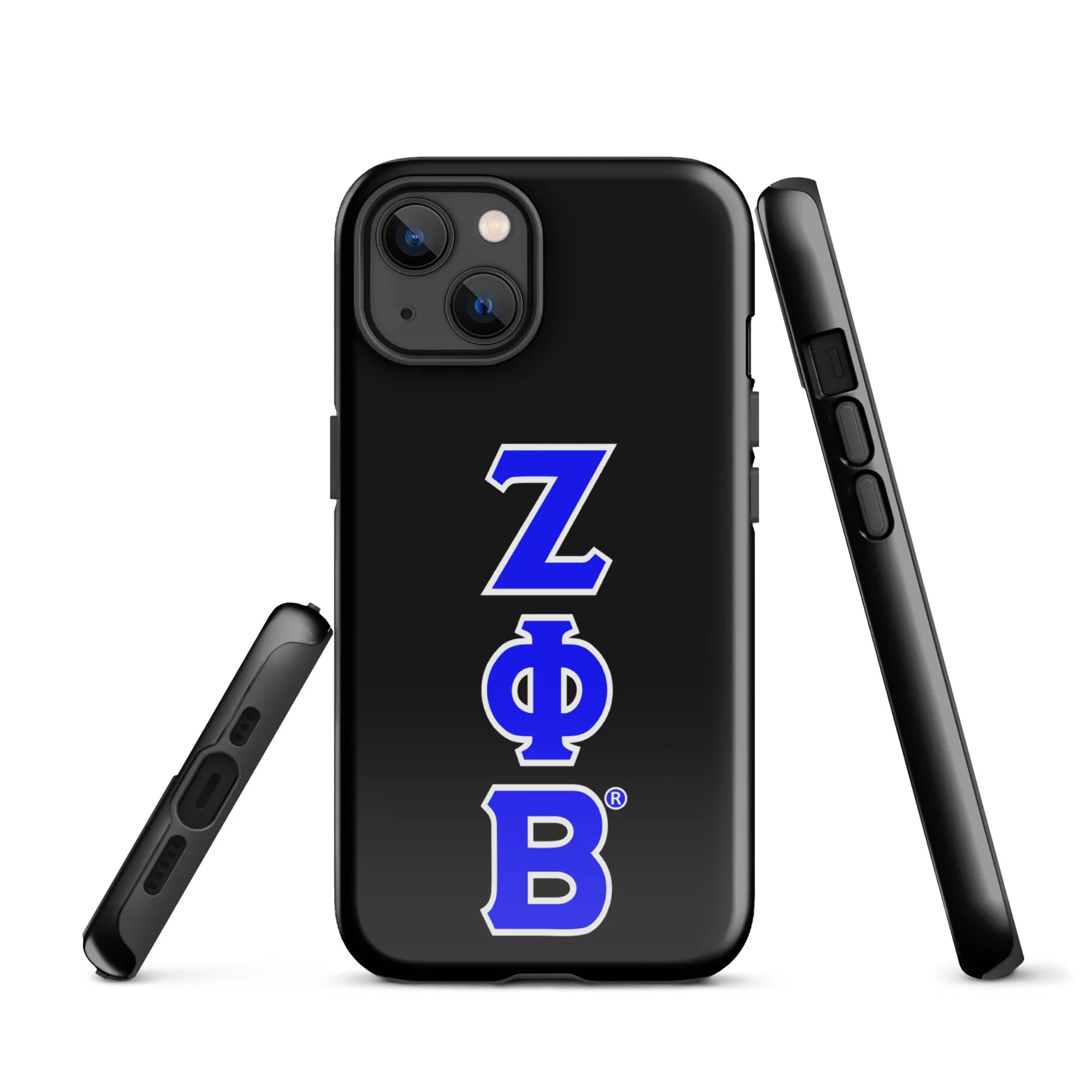 Black ΖΦΒ iPhone Case