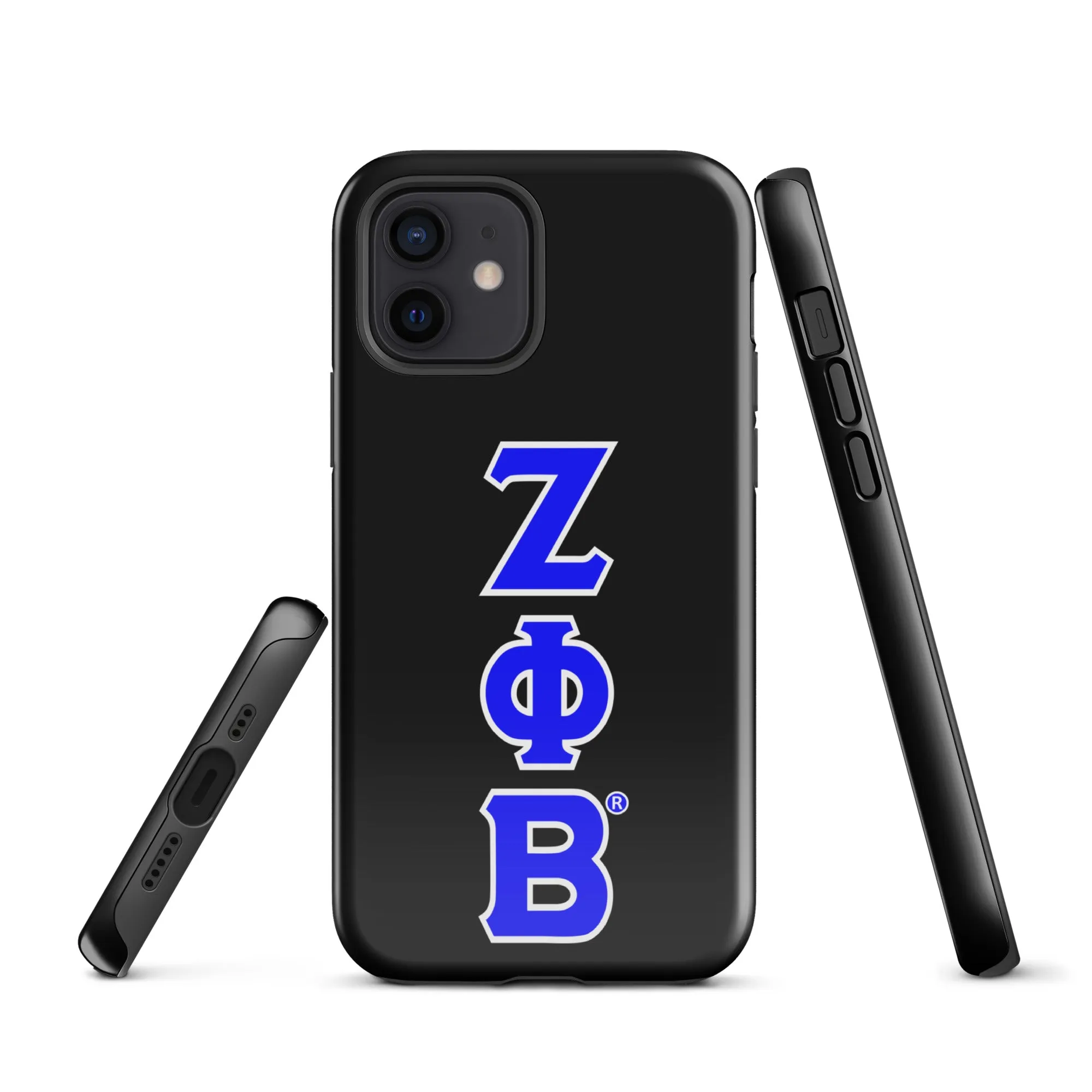 Black ΖΦΒ iPhone Case