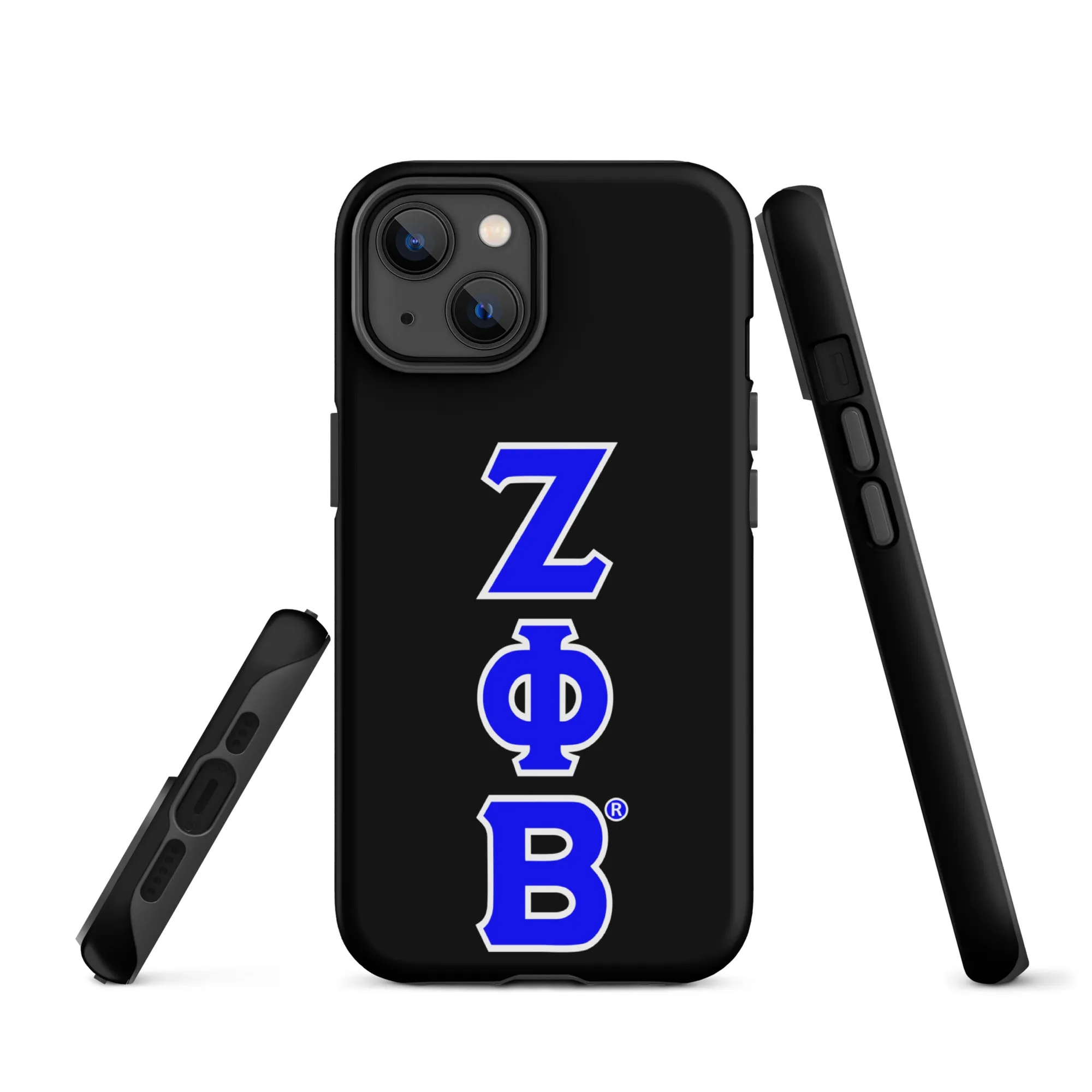 Black ΖΦΒ iPhone Case