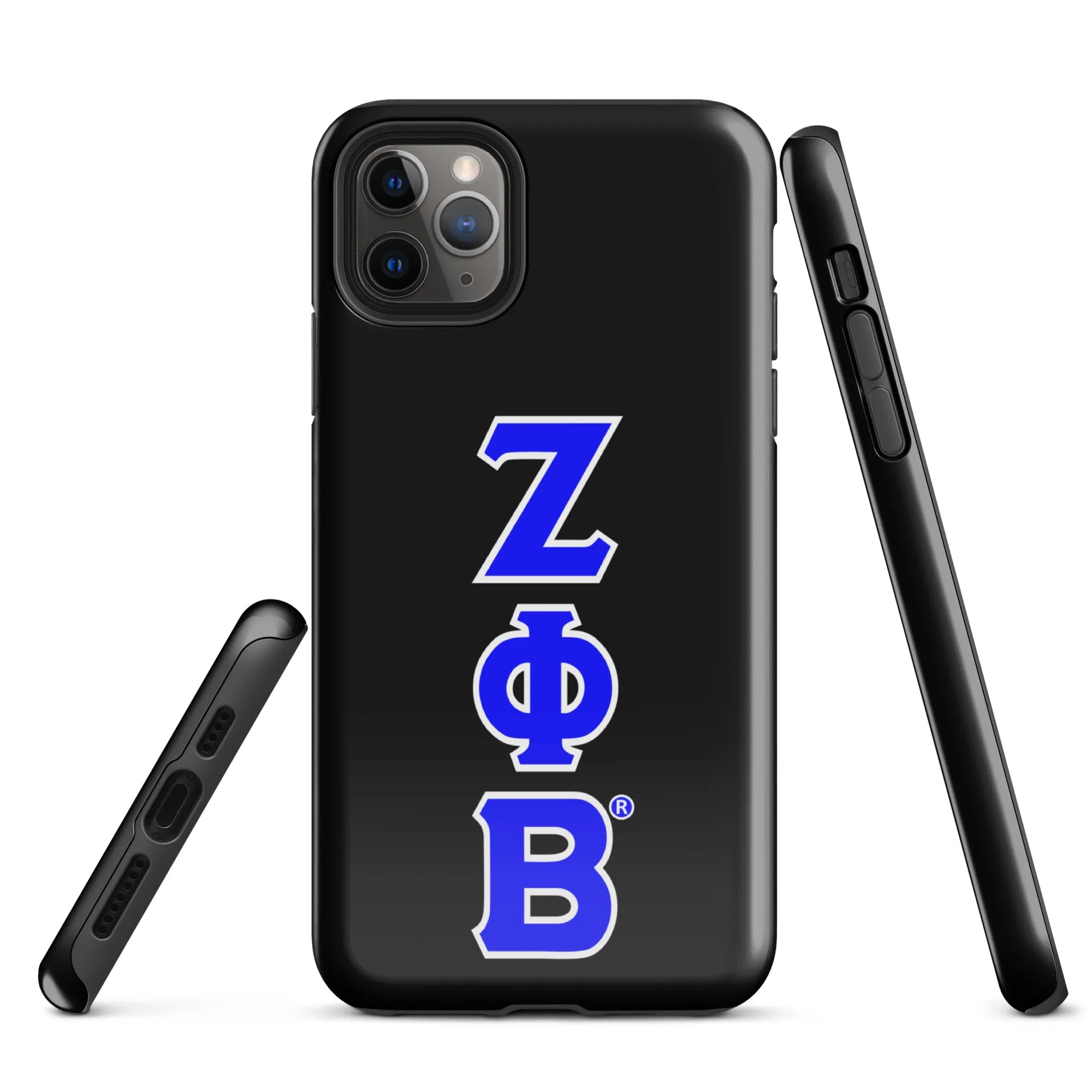 Black ΖΦΒ iPhone Case