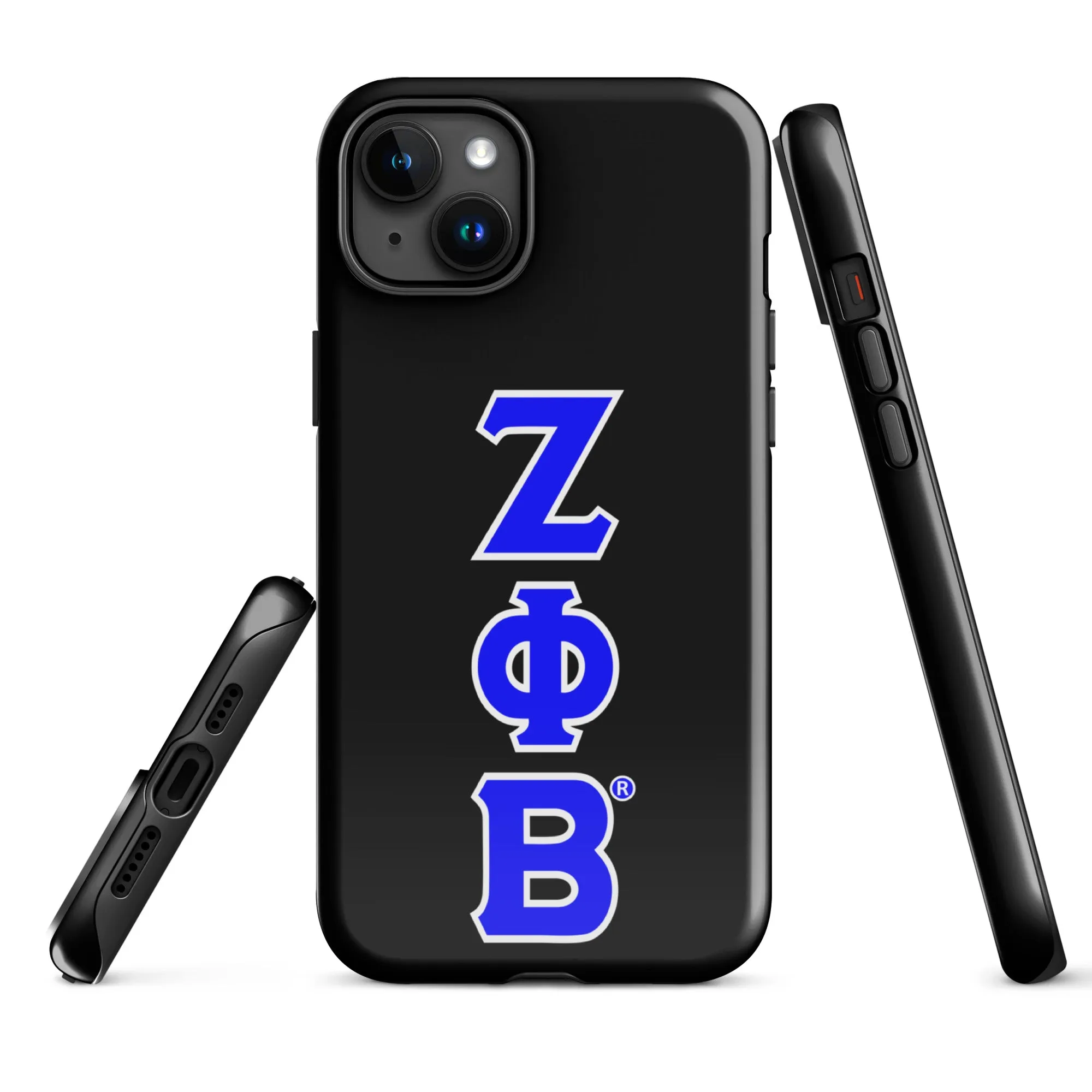 Black ΖΦΒ iPhone Case