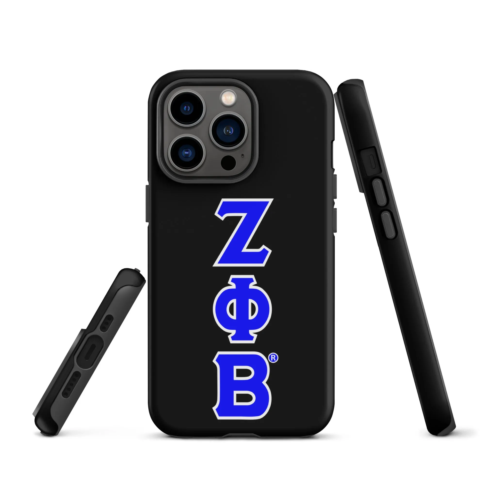 Black ΖΦΒ iPhone Case